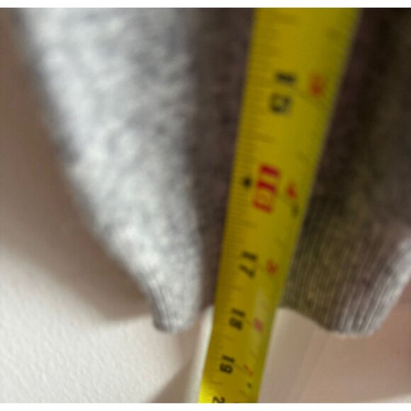 Aqua Cashmere Womens Peplum 3/4 Sleeve Crew Neck Knit Sweater Gray Sz S/L - Picture 7 of 9